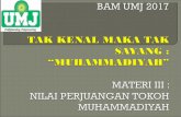 Para Tokoh Tokoh Muhammadiyah · 2017-08-30 · Muhammadiyah lainnya, Nyai Ahmad Dahlan membahas peresmian Sopo Tresno sebagai kelompok perempuan, dan memutuskan nama Aisyiyah, berasal