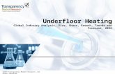 Underfloor Heating Market Sales, Share, Growth and Forecast 2022