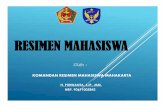 RESIMEN MAHASISWA · di sebut Menwa , seiring terbitnya SKB tiga Menteri Tentang Pembinaan Resimen Mahasiswa. 4. MASA PEMERINTAHAN Ir. H. Joko Widodo (Pada Tgl 19 Desember 2014) MENWA