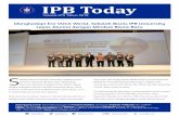 IPB Today Edisi 270 · Risalah Kebijakan Pertanian dan Lingkungan (JRKPL), 30-31 Oktober 2019 di Kampus IPB Baranangsiang, Bogor. Kegiatan dilaksanakan sebagai bagian dari akselerasi
