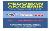 Tahun Akademik 2018 - 2019 - farmasi.setiabudi.ac.idfarmasi.setiabudi.ac.id/images/PEDOMAN_AKADEMIK_S1... · Nomor : DL.02.01.1.1.3099, tanggal 29 September 1997. 2. Akademi Teknik