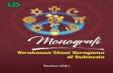 Monografi Kerukunan Umat Beragama di Indonesia i3).pdfmonografi adalah karya tulis ilmiah hasil penelitian dan pengembangan yang rinci pada sebuah topik tertentu dengan pembahasan