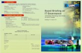 Brosur Board briefing II Board... · Simulasi Penilaian (assessment) kebutuhan proses Tl ... Memahami prinsip tatakelola Tl menggunakan framework COBIT 4.1 Memahami faktor-faktor