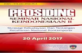 Seminar Nasional KeIndonesiaan II Tahun 2017 FPIPSKReprints.upgris.ac.id/550/1/seminar indonesia 2.pdf · konstelasi georafi Indonesia. Konsepsi ketahanan nasional Indonesia adalah