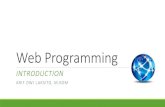 Web Programming - dosen.amikom.ac.iddosen.amikom.ac.id/downloads/materi/2016/02... · 2/28/2016  · Tugas Kelompok dan Tugas Perorangan. Topik Perkuliahan Pengenalan Web( Tujuan