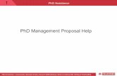 PhD Management Proposal Help  - Phdassistance.com