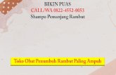 BIKIN PUAS, CALL/WA 0822-4552-0053, Shampo Pemanjang Rambut
