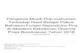 Pengaruh Musik Pop Instrumen Terhadap Hasil Belajar Pokok Bahasan Fungsi Reproduksi ... · 2020-05-28 · 28 % SIMILARITY INDEX 25% INTERNET SOURCES 4% PUBLICATIONS 19% STUDENT PAPERS