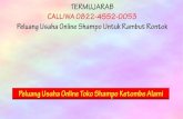 PALING MANJUR, CALL/WA 0822-4552-0053, Peluang Usaha Online Shampo Rambut Rontok Dan Ketombe