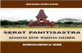SERI KAJIAN SASTRA KLASIK - WordPress.com...Serat Panitisastra merupakan saduran dari kitab kuno yang sudah ada sejak zaman dahulu dalam bentuk bahasa Kawi yang berjudul Kakawin Nitisastra.