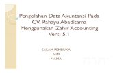 Pengolahan Data Akuntansi Pada CV. Rahayu Abaditama … · 2018-07-17 · Buku TA sebanyak 3 buku yang sudah dijilid dan ditandatangi (untuk penguji) 2. Cetak Kartu Peserta Ujian
