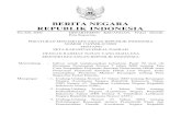 BERITA NEGARA REPUBLIK INDONESIA€¦ · kekuasaan Pemerintahan Negara Republik Indonesia sebagaimana dimaksud dalam Undang Undang Dasar Negara Republik Indonesia Tahun 1945. 2. Pemerintah