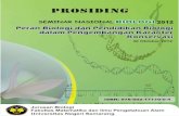 SEMINAR NASIONAL BIOLOGI 2012...8. Pengaruh Kadar Air terhadap Pertumbuhan Populasi Sitophilus zeamays Motsch pada Jagung Simpanan. Bambang Priyono. Universitas Negeri Semarang, Jawa