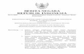 BERITA NEGARA REPUBLIK INDONESIA...3 2009, No.4 7. Peraturan Pemerintah Nomor 21 Tahun 2005 tentang Keamanan Hayati Produk Rekayasa Genetik (Lembaran Negara Republik Indonesia Tahun