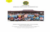 LAPORAN KINERJA INSTANSI PEMERINTAH · 2020-02-03 · Laporan Kinerja Instansi Pemerintah Dinas Pertanahan dan Tata Ruang Pemeritah Kota Yogyakarta Tahun 2019 merupakan capaian akuntabilitas