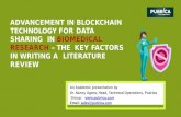 Advancement in blockchain technology for data sharing in biomedical research – Pubrica