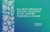 SILABUS PROGRAM ONLINE TRAINING WITH EXPERT PERSONAL …manajemenforum.com/trainingppm/Online-Training-2020... · 2020-01-22 · Video(format mp4) & slide presentasi (format pdf)