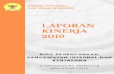 2019 KINERJA LAPORAN - komnasham.go.id · melaksanakan berbagai program dan kegiatan sebagaimana tertuang dalam dokumen pelaksanaan anggaran dimana pengukuran kinerjanya diterjemahkan