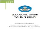 Manual UNBK tahun 2016 - gunawan870.files.wordpress.com · 2017 [MANUAL UNBK TAHUN 2017] Pusat Penilaian Pendidikan Badan Penelitian dan Pengembangan Kementerian Pendidikan dan kebudayaan