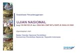 UJIAN NASIONAL - BSNP Indonesia · • Kisi-Kisi Soal dikembangkan oleh Puspendik dan guru mata pelajaran yang berpengalaman melalui: 1. Validasi kisi-kisi di beberapa provinsi 2.