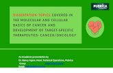 Dissertation topics on cellular basics of cancer and therapeutics – Pubrica