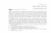 Alat Ukur Listrik - pustaka.ut.ac.id · kelistrikan yang dikemukakan oleh ilmuwan Jerman, George Simon Ohm (1789 – 1854). Hukum kelistrikan ini dikenal sebagai hukum Ohm, yang kemudian