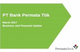 PT Bank Permata Tbk...•Has seen profit turn-around in 1Q-2017. Net profit of Rp 453bn (consolidated) vs (Rp 375bn) in 1Q-2016 • The work on the bad book is progressing well; impact