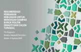 Rekomendasi Perbaikan Kebijakan untuk Mencegah Dampak ...perludem.org/wp-content/uploads/2020/08/20200804... · calon tunggal: Banten, Cimahi, Buton, Kutai Kartanegara (dinasti dan