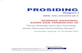 PROSIDING - repository.lppm.unila.ac.idrepository.lppm.unila.ac.id/6758/1/Prosiding MH Probiotik.pdf · PROSIDING Bagian I ISBN: 978–979-8510-20-5 SEMINAR NASIONAL SAINS DAN TEKNOLOGI