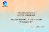 PROVINSI JAWA TENGAH - jatengprov.go.id · 2019-03-06 · untuk meningkat- kan kompetensi SDM angkatan ker- ja muda bidang Komunikasi. b. Menyiapkan tenagakerja yang teram- pil dan