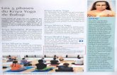 Kriya Yoga Paris · 2018-09-01 · Kriya Mantra Yoga La répétition mentale de sons subtils pour éveiller l'intuition, l'intellect et les chakras. Les mantras deviennent un substitut