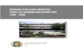 FAKULTAS EKONOMI DAN BISNIS USU 2015 – 2019(Renstra) Fakultas Ekonomi dan Bisnis Universitas Sumatera Utara 2015-2019. Penyusunan Renstra ini didasarkan atas hasil analisis situasi