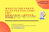 What is the Purpose of Textual Content Analysis in Research? Give a Brief Guide to New Researchers What are the Steps Involved in Content Analysis - Phdassistance.com
