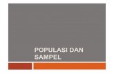 POPULASI DAN SAMPELsiti_masitoh.staff.gunadarma.ac.id/Downloads/files... · Misalnya akan diambil 100 sampel dari 1000 populasi. ¤ Di sini ditentukan rasio atau interval sampel sebesar