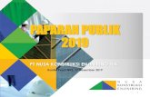 PAPARAN PUBLIK 2019 · 2019. 12. 18. · 2 Apartment Gangnam District Phase 1, Bekasi PT Pollux Properties 276,1 CNQC - NKE, JO (60% : 40%) 3 Civil & Structural Work Cirebon II 1x1000