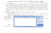 Simple Modul Microsoft Office Word 2003  · Web viewSimple Modul Microsoft Office Word 2003. Tri Hananto (m3_hannan@yahoo.co.id) Introduction. Microsoft Office Word adalah Software