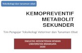 KEMOPREVENTIF METABOLIT SEKUNDERvlm.ub.ac.id/pluginfile.php/44379/mod_resource/content/1... · 2020. 4. 7. · metastatik akibat dari gangguan proliferasi dan diferensiasi sel.(Karsinoma,
