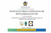 KEMENTERIAN KEUANGAN REPUBLIK INDONESIA …iesr.or.id/wp-content/uploads/2020/05/PPT-Webinar-IESR-Dr.-Joko.pdfDUKUNGAN FISKAL DAERAH DALAM MENGEMBANGKAN EBT Dr. Joko Tri Haryanto Peneliti