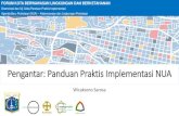 Pengantar: Panduan Praktis Implementasi NUA · 2019. 4. 1. · Kerangka Presentasi •Memahami New Urban Agenda •Sekilas Panduan Praktis Implementasi NUA •Buku 3. ... Pemanfaatan