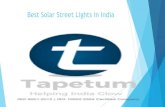 Best Solar Street Lights in India