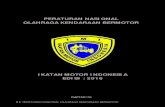 PERATURAN NASIONAL OLAHRAGA KENDARAAN ...cms.imi.co.id/media/file/2016/12/07/Buku-Grasstrack-2016.pdf2016/12/07  · Jenis perlombaan olahraga kendaraan bermotor di Indonesia dibagi