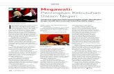 Megawati - BPK RI€¦ · terendah dalam hal suap menyuap. ekspor global sebesar 78%. negara yang terpilih untuk disurvei BPI 2011 didasarkan atas empat kriteria. Pertama, keterbukaan