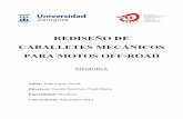 REDISEÑO DE CABALLETES MECÁNICOS PARA MOTOS OFF-ROADzaguan.unizar.es/record/8872/files/TAZ-PFC-2012-577.pdf · CABALLETES MECÁNICOS PARA MOTOS OFF-ROAD MEMORIA Autor: PeñaCarro,