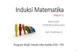New Induksi Matematika - Institut Teknologi Bandunginformatika.stei.itb.ac.id/~rinaldi.munir/Matdis/2020... · 2020. 9. 15. · 2 •Metode pembuktian untuk proposisi yang berkaitan