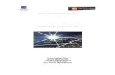 FABRICACIÓN DE PANELES SOLARES master SIH007... · SIH007. Tecnología fotovoltaica. FABRICACIÓN DE PANELES SOLARES. * Página 4 de 52 * 2012, algunos observadores apuntan por unos