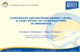 CORPORATE ENTREPRENEURSHIP LEVEL: A CASE STUDY OF ... · Jl. Babarsari 44 Yogyakarta 55281 Telp. +62-274-487711 Fax. +62-274-487748 DISCUSSIONS & CONCLUSIONS Lowest level: risk-taking
