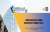 RANCANGAN AWAL RENCANA KERJA 2021 - Surabaya · Perda Kota Surabaya No. 10/2016 tentang Rencana Pembangunan Jangka Menengah Daerah Kota Surabaya Tahun 2016-2021; Perda No. 14/2016