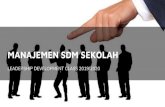 MANAJEMEN SDM SEKOLAHapp.yski.info/wp-content/uploads/2020/02/MSDM-Sekolah.pdf · SDM Bagaimana orang – orang dapat dikelola dengan cara yang terbaik dalam kepentingan organisasi