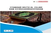 HALAMAN PENGESAHAN - fik.um-surabaya.ac.idfik.um-surabaya.ac.id/wp-content/uploads/2020/10/Standar-Mutu-AIK… · 2. Al-Islam dan Kemuhammadiyahan (AIK) adalah bidang studi dan sejumlah