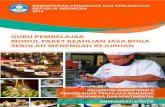 DIREKTORAT JENDERAL GURU DAN TENAGA KEPENDIDIKAN · resep dan SOP 8. Menyajikan makanan pokok Indonesia sesuai teknik penyajian, suhu penyajian, standar porsi, keselamatan kerja dan